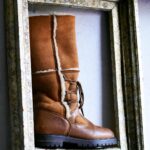 boots, leather, frame, shoes, decoration, shoe store, shopping, picture frame